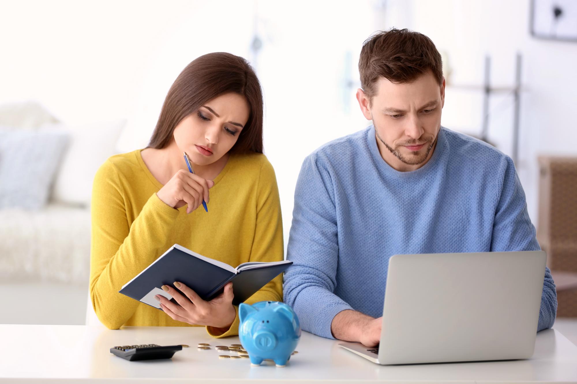 Participant reviewing savings plan